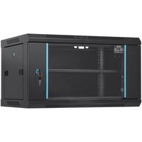 6U sieninė serverio spintelė, 39,4 cm gylio, užrakinama, IT ir A/V įrangai