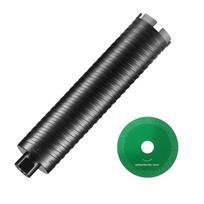 Deimantinė gręžimo karūnėlė 6,3 cm betonui ir plytoms, vidinis sriegis 1,6–11