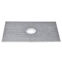 Dušo pakylos komplektas 1524x965 mm su 160 mm išleidimo anga, EPS, vandeniui atsparus
