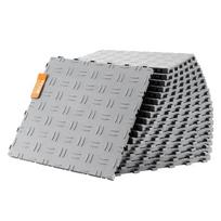 Sidabrinės neslystančios garažo grindų plytelės, 12x12 col., 50 vnt.