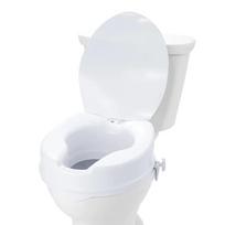 Pakelta klozeto sėdynė 10 cm, universalus pakėlimo mechanizmas, neįgaliesiems