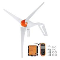 500 W vėjo turbinos generatorius 12 V, 3 mentės, MPPT valdiklis, anemometras