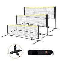 10 pėdų nešiojamas badmintono, tinklinio ir piklebolo tinklo rinkinys