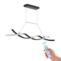 Modernus 24W LED pakabinamas šviestuvas su nuotolinio valdymo silikoniniu gaubtu, reguliuojamu ryškumu 3000K–6000K, virtuvei ir valgomajam