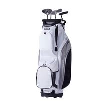 Golfų krepšys nailoninis, 36 colių, 14 skyrių, baltas