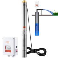 Giluminio gręžinio panardinamasis siurblys, 2200 W, 9,8 m³/h, 144 m slėgis, nerūdijančio plieno, IP68