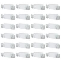 24x komerciniai LED avariniai šviestuvai, 3W, balti, 180 min baterija