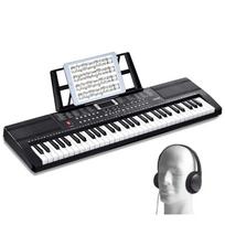 61 klavišo skaitmeninis pianinas, elektrinis nešiojamas klaviatūros rinkinys