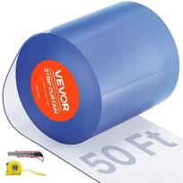 Skaidrios PVC durų juostos, 15 m x 20 cm, plastikinės užuolaidos
