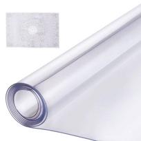 Skaidrus plastikinis stačiakampis stalo užtiesalas, 24x96 colių, PVC