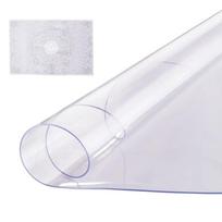 Plastikinis apvalus stalo užtiesalas 48x48 colių, skaidrus PVC kilimėlis
