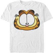 Nickelodeon Men's Tall Garfield Big Face T-Shirt S balta