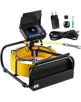 Kanalizacijos apžiūros kamera 30 m, 4,3 colio, LED, IP68, 16GB