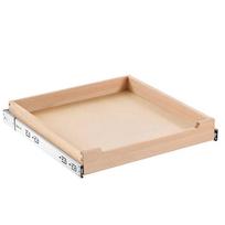 Ištraukiamas medinis spintelės organizatorius, 20x21" stalčius