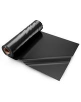 Plastikinė plėvelė 10'x100', 6 mil, juoda, polietileno danga, brezentas