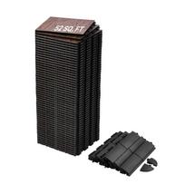 Nešiojamos šokių grindų plytelės, 52 vnt., 12,4x12,4 col., ąžuolo raštas