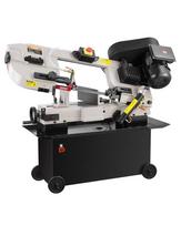 Horizontalus ir vertikalus juostinis pjūklas metalui, 178x305 mm, 220 V, 1,1 kW, kampo reguliavimas