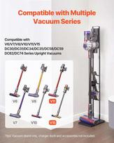 Dulkių siurblio stovas su 4 kabliukais, suderinamas su dyson V6–V15