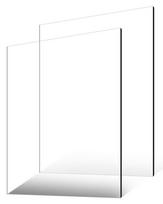Plexiglas akrilo lakštai, 2 vnt., 24x36 colių, skaidrus plastikas
