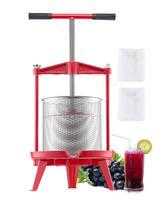 Vaisių vyno presas 14 L, nerūdijančio plieno rankinis sulčių aparatas