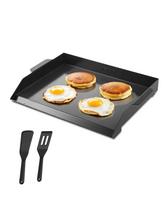 Anglinio plieno stačiakampė keptuvė 22x16 colių, juoda, BBQ, dujinei viryklei