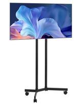 Nešiojamas televizoriaus ir monitoriaus stovas su ratukais, 32–65", reguliuojamas aukštis, VESA 400x400 mm, iki 40 kg