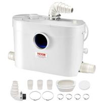 Smulkintuvas-siurblys 900 W, 180 l/min, nuotekų šalinimo įrenginys