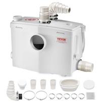 Smulkintuvas–siurblys 1200W, 180 l/min, nuotekų šalinimo įrenginys