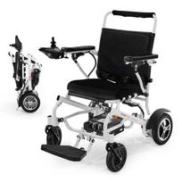 Elektrinis sulankstomas neįgaliojo vežimėlis suaugusiesiems, 136 kg, 21 km, 53 cm sėdynė