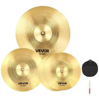 Būgnų komplektas, 3 dalių, 355/400/505 mm, cimbolai