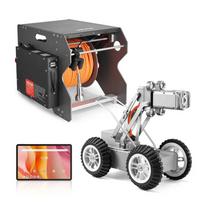 Kanalizacijos tikrinimo ropojantis robotas su 2 MP kamera, 120 m aptikimas, IP68