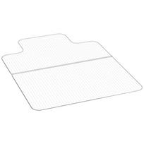 Plastikinis biuro kėdės kilimėlis, 91,5x122,5 cm, neslystantis, trumpo plauko kiliminėms grindims