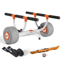 Baidarių ir kanojų vežimėlis su 30,5 cm PU padangomis, 158,8 kg keliamoji galia