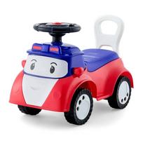Vaikiškas stumiamas žaislinis automobilis su muzika ir daiktadėže, raudonas, 19–36 mėn.