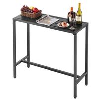 Lauko baro stalas 100x37,5 cm, metalinis rėmas, vandeniui atsparus stalviršis