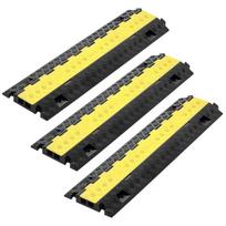 Kabelių apsauginis rampas, 2 kanalai, 31x28 mm, TPU virvės ir žarnos dangtis, 9 979 kg keliamoji galia, 3 vnt. pakuotė