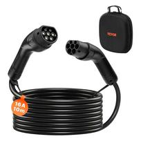 Elektromobilio įkrovimo prailginimo laidas, 16A, 10 m, 11 kW, IP65