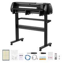 Vinilo pjaustymo mašina 870 mm, dvigubi peiliai, LED ekranas