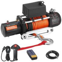 Elektrinė gervė 5400 kg, 12 V, sintetinis lynas 9,1 mm x 23 m, belaidis ir laidinis valdymas, IP55