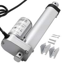 12 V linijinis pavaros mechanizmas, 101,6 mm eiga, 15 mm/s, 1000 N, IP54, tvirtinimo laikiklis