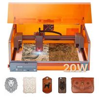 Lazerinis graviravimo ir pjovimo aparatas, 20 W, 300x300 mm darbo plotas