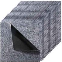Kiliminės plytelės kvadratinės 457x457 mm, pilkos, 10 vnt., lipnios, komercinės paskirties