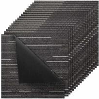 Daugkartinio naudojimo kiliminės plytelės, 610x610 mm, pilkos, 24 vnt., modulinis kilimas, 8,9 m²
