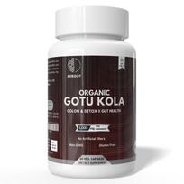 Gotu kola kapsulės centella asiatica 1000 mg ekologiškos atmintis ne GMO smegenų sveikata Pack=60 Capsules