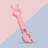 4-in-1 daugiafunkcinis skardinių, dangtelių ir alaus atidarytuvas pink