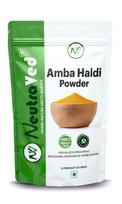 Neutraved Amba Haldi Powder For Face And Skin | Stand Up Ziplock Pouch Reusable Pack | Pack Of 1-250G green