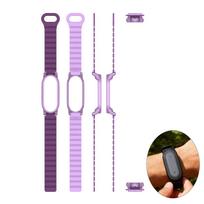 Silikoninis riešo dirželis PLAUD NotePin/NotePin S, 360 laipsnių apsauga, keičiamas korpusas, įvairių spalvų violetinė