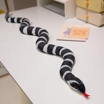 Realistic Boa Snake Stuffed Animal Black And White Simulation Snakes Plushie Reptile 100150Cm Snake Stuffed Halloween Gift gray