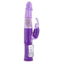 Rotacinis vibratorius kiškutis violetinis Glamy