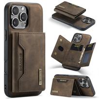 2 viename nuimama piniginė su kortelių laikikliu, magnetinis telefono dėklas iPhone 13 Mini 16E 16 15 Plus14 13 12 11 Pro Max odinis dėklas For iPhone 13 Mini gray